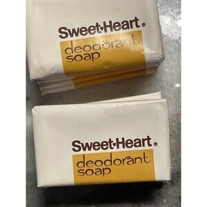15 Vintage Sweet Heart Motel Hotel Travel Size Beauty Deodorant Soap Purex USA